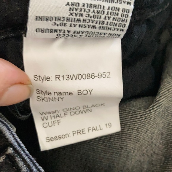 NWT R13 Skinny Jeans sz-25 - Picture 7 of 8